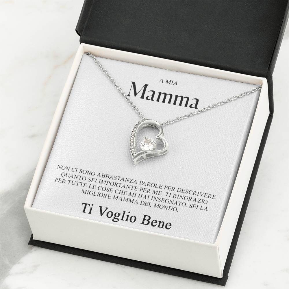 A mia Mamma - Collana cuore