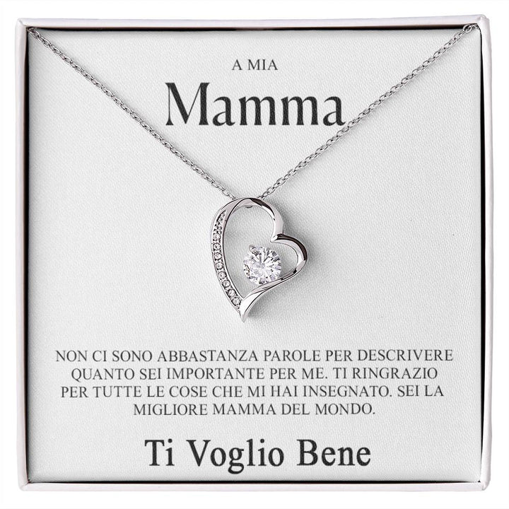 A mia Mamma - Collana cuore