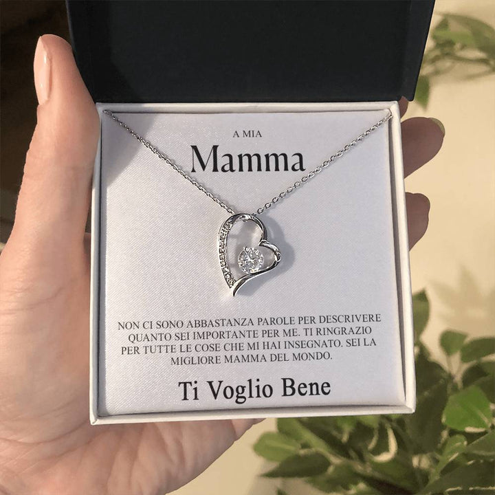 A mia Mamma - Collana cuore